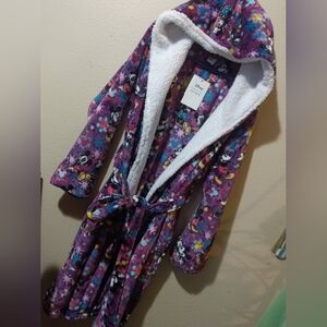 Vera Bradley Disney Mickey and Minnie sweet floral Hooded Robe